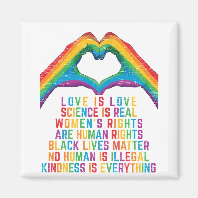 vetenskapen är verklig - svarta livets matcher magnet (Framsidan)