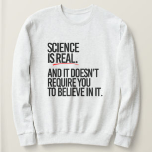 VETENSKAPEN ÄR VERKLIG T SHIRT