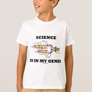 Vetenskapen finns i mina gener (DNA-replikering) T-shirt