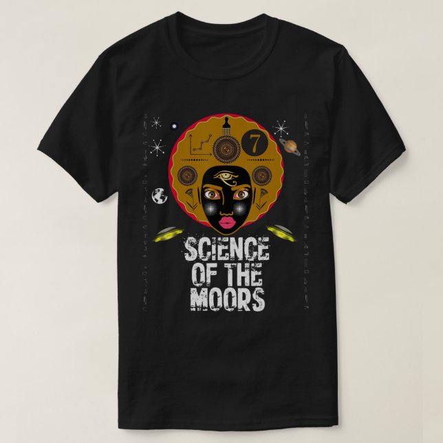 Vetenskapen i "Destiny Moorish Amer" T Shirt (Design framsida)