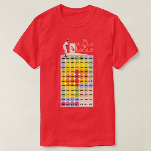 Vetenskapen i Hating Retro Baseball T Shirt (Design framsida)