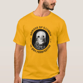 Vetenskapen i Illusion Skull-par Perspektiv Tee