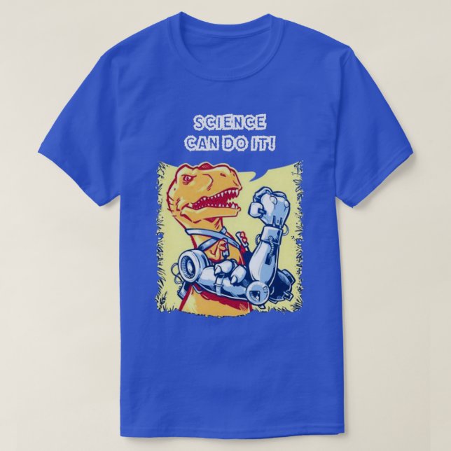 Vetenskapen kan göra det t shirt (Design framsida)