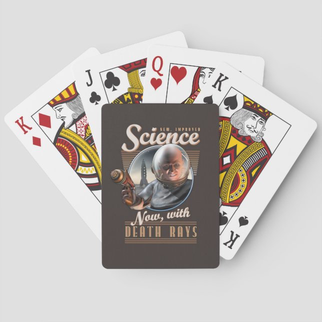 Vetenskapen: Nu när Dödsräden spelar kort Spel Kort (Baksidan)