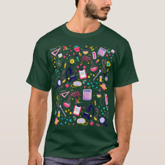 Vetenskaplig biologi Astronomi Physic Math Chemist T Shirt