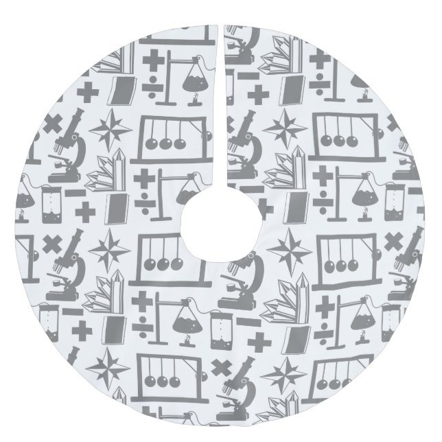 Vetenskaplig biologi Geography Math Mönster Julgransmatta Borstad Polyester (Framsidan)