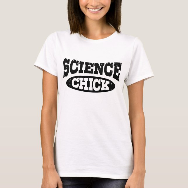 Vetenskaplig Chick T-shirt (Framsida)