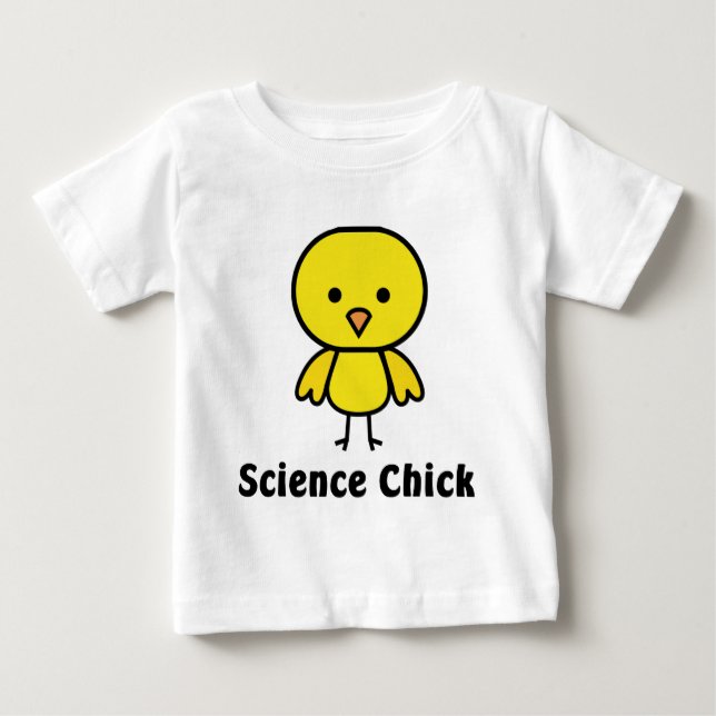 Vetenskaplig Chick Tee Shirt (Framsida)