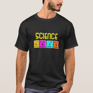 Vetenskaplig dagslärare för biologi Microscope Bea T Shirt