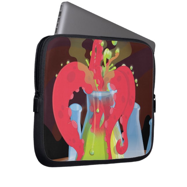 Vetenskaplig experimentkolv Monster Laptop Fodral (Framsidan Höger)