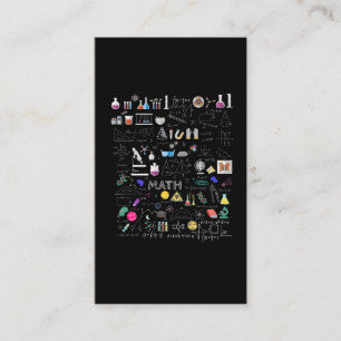 Vetenskaplig fysik, matemisk biologi astronomi visitkort
