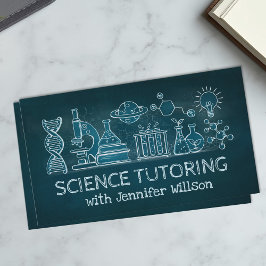 Vetenskaplig handledning - Lärarkritillustration Visitkort