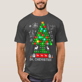 Vetenskaplig jul, Oh Chemist Träd Chemistree Chem T Shirt