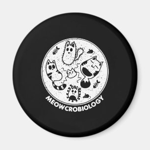 Vetenskaplig katt Meowcro biologi Magnet