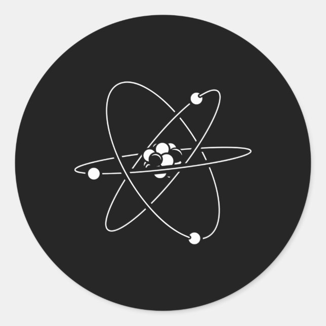 Vetenskaplig Klubb Biologilärare biolog Runt Klistermärke (Framsida)