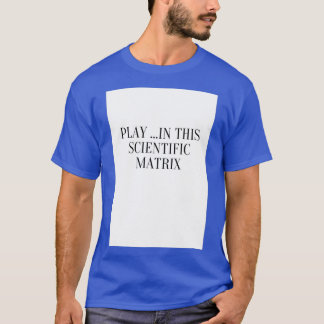 Vetenskaplig matris t shirt
