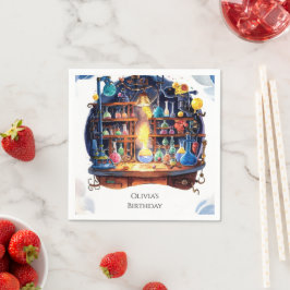 Vetenskaplig Roligt Vetenskaplig födelsedag Pappersservett