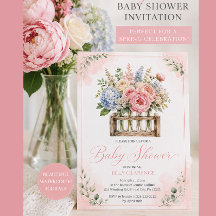 Vetenskaplig Rustik Baby Shower Inbjudan