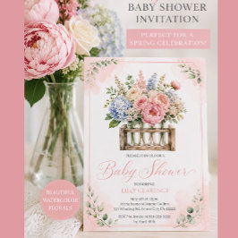 Vetenskaplig Rustik Baby Shower Inbjudan