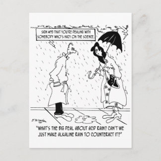 Vetenskaplig Tecknad 7084 Vykort