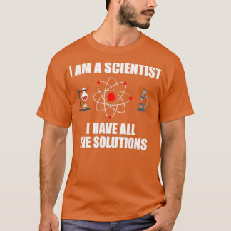 Vetenskaplig vetenskaplig navelatomfysik, kemi t shirt