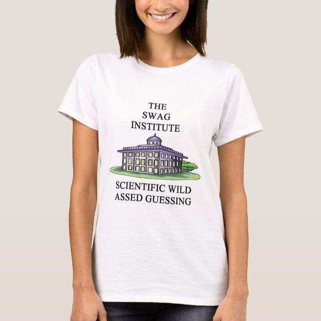 vetenskaplig vild assed gissa t-shirt (Framsida)