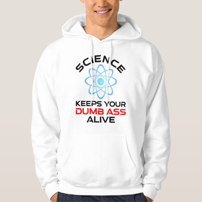Vetenskapliga Behållor din dub-Ass Alive Hoodie (Framsida)