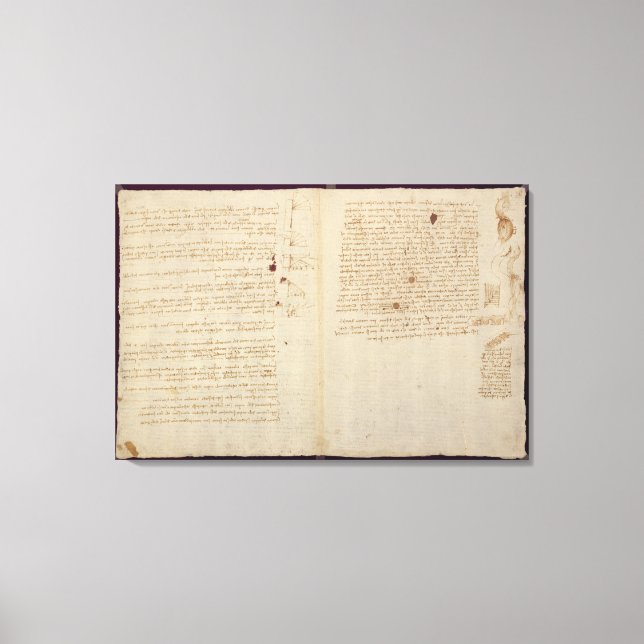 Vetenskapliga diagram canvastryck (Framsida)