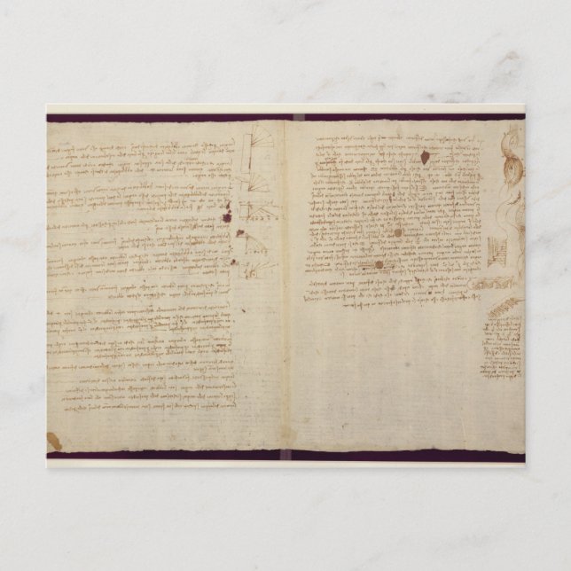 Vetenskapliga diagram vykort (Framsida)