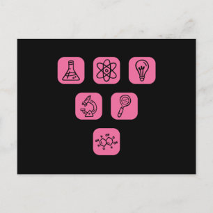 Vetenskapliga elementartiklar vykort