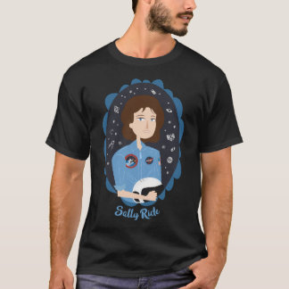 Vetenskapliga kvinnor t shirt