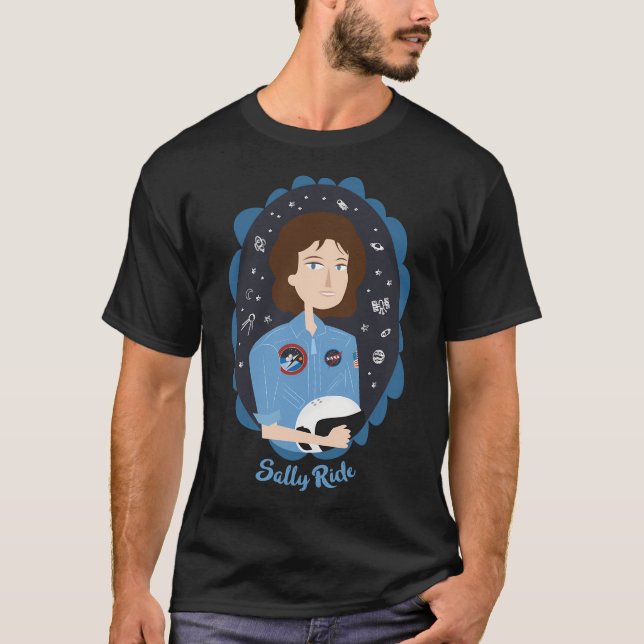 Vetenskapliga kvinnor t shirt (Framsida)