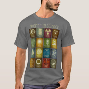Vetenskapliga kvinnor tack vare vetenskapsmän t shirt