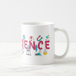 Vetenskapliga laboratorieapparater kaffemugg