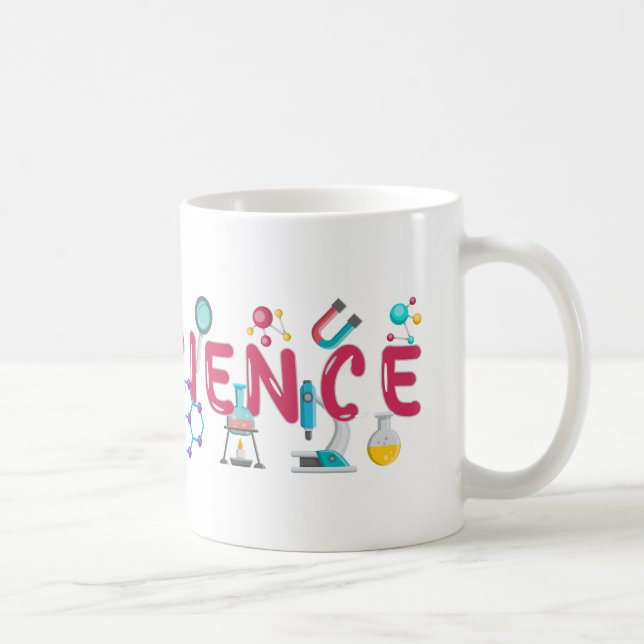 Vetenskapliga laboratorieapparater kaffemugg (Höger)