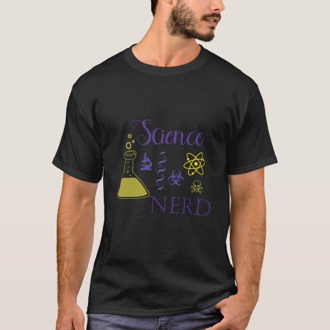 Vetenskapliga Nerd-symboltermiskjorta T Shirt (Framsida)
