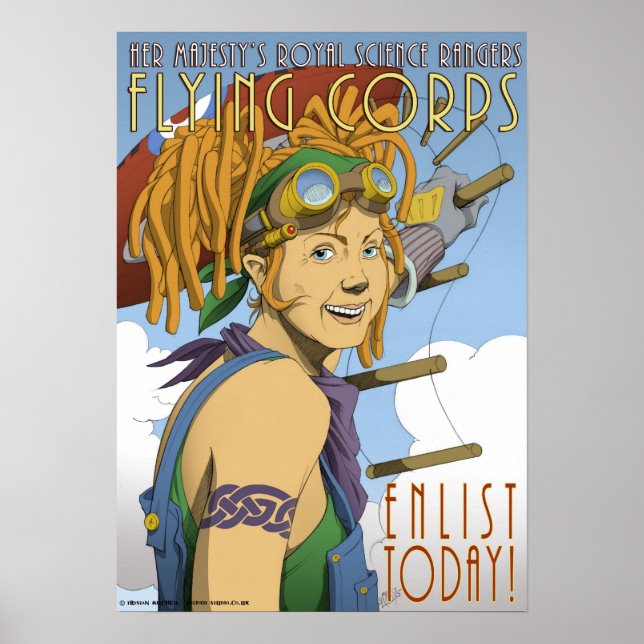 Vetenskapliga Skogsväktare Rekrytering II Poster (Framsidan)