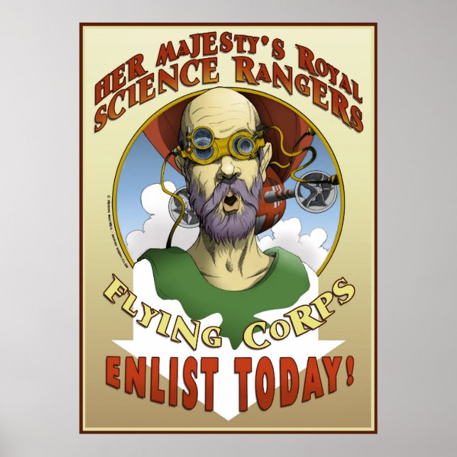 Vetenskapliga Skogsväktare Rekrytering Poster (Framsidan)