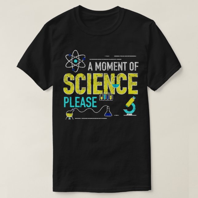 Vetenskapligt ögonblick, tack 2 t shirt (Design framsida)