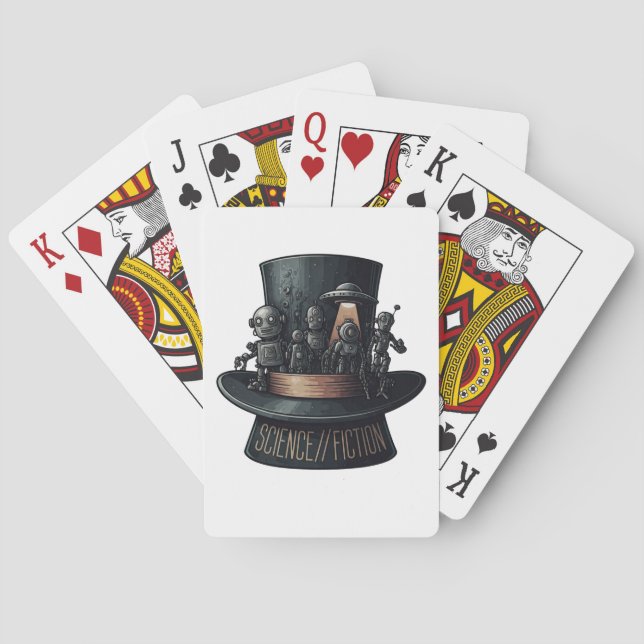 Vetenskaps-/fissionskort Casinokort (Baksidan)