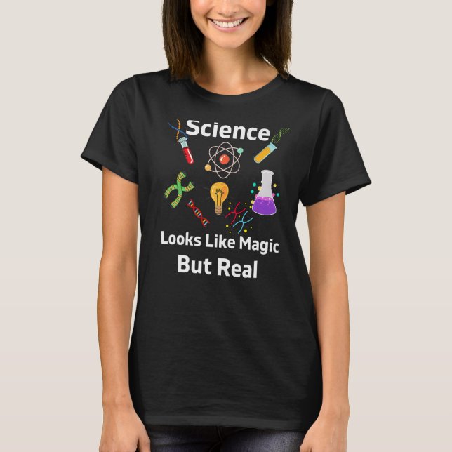 Vetenskaps- och magisterforskning är Twillingars S T Shirt (Framsida)