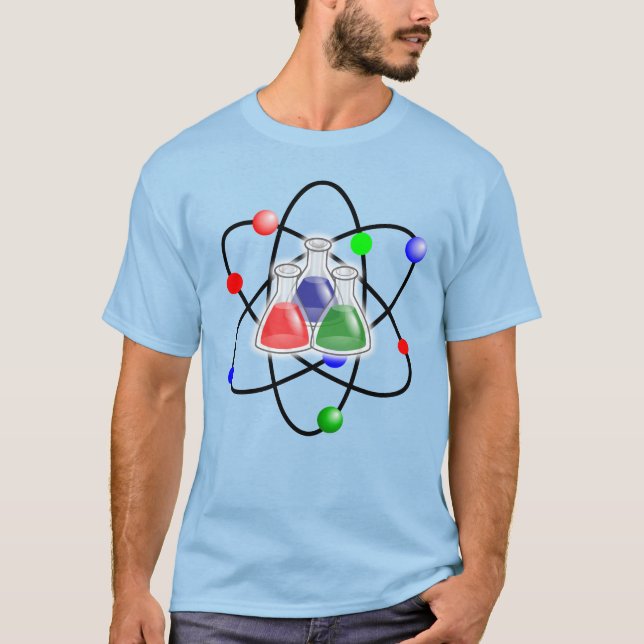 Vetenskapsatom T Shirt (Framsida)