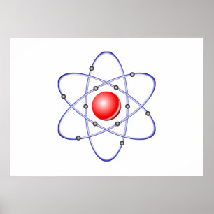 VetenskapsAtomdiagram Poster