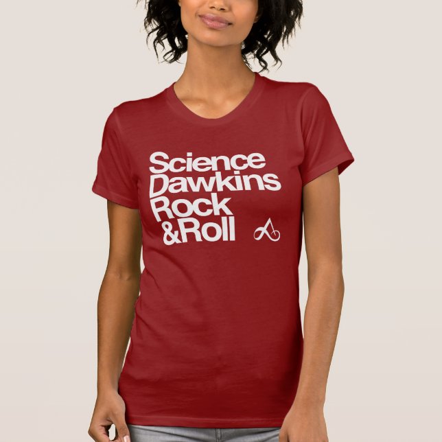 Vetenskapsdawkinssten & rulle tee shirt (Framsida)