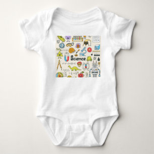 Vetenskapsdockor: Handritad skolgång. T Shirt