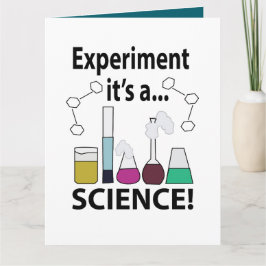 Vetenskapsexperiment Det är en vetenskap Kort