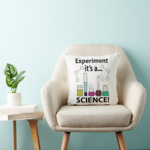 Vetenskapsexperiment Det är en vetenskap Kudde