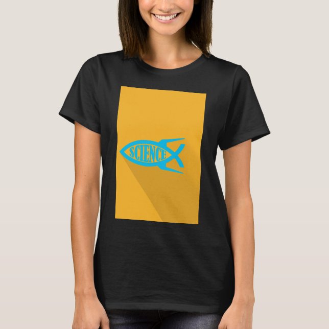 Vetenskapsfisk T Shirt (Framsida)
