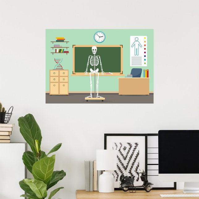 Vetenskapsklass Skeleton Poster (Skapare uppladdad)