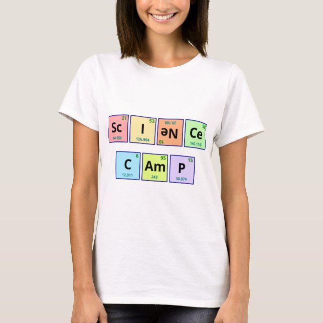 Vetenskapsläger Tee Shirt (Framsida)